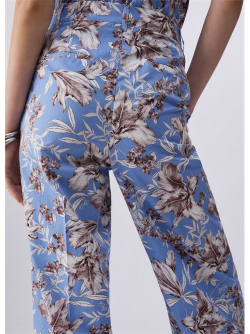 Pantaloni palazzo in popeline LIU JO | WA6441T4853/P9502